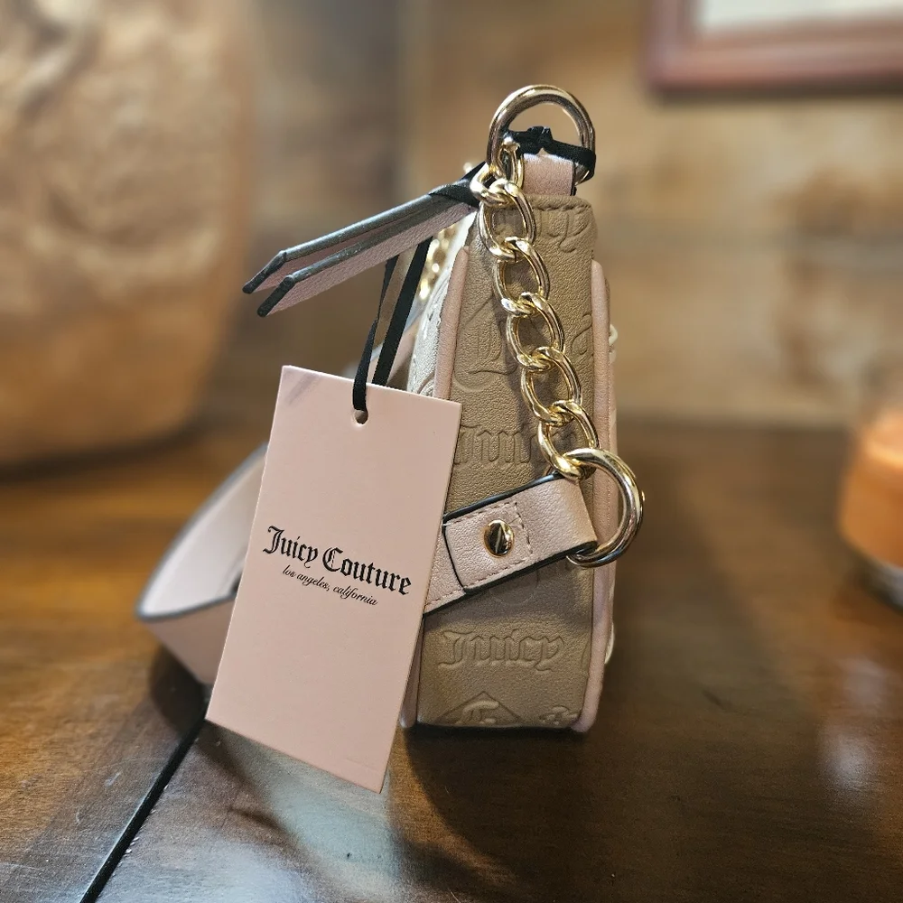 Juicy Couture Beige and Pink Women's Bag - Picture 6 of 9